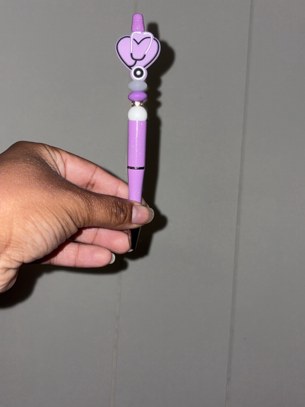 Purple Heart Top Pen